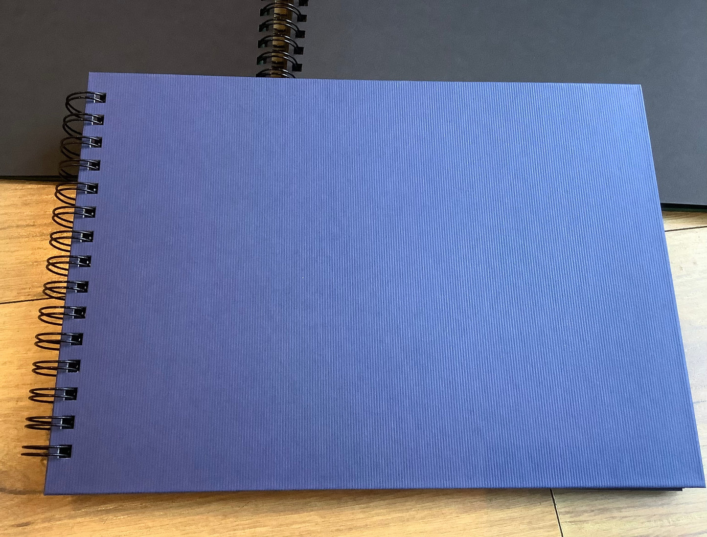 Fotoalbum mit Spiralbindung blau