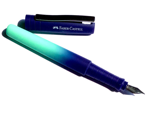 Füller Faber Castel blau-mint Farbverlauf