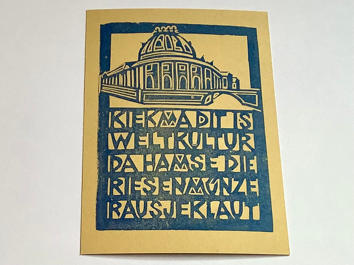 Postkarte Bode-Museum (Flitzpost) - Polly Paper - Schreibwaren