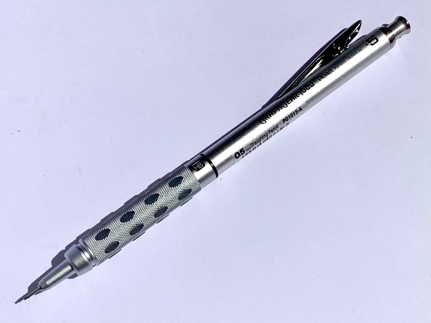 Druckbleistift 0,5mm Graphgear 1000 Pentel silber