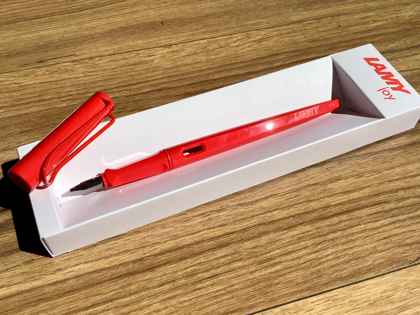 Füller LAMY Joy rot 1,9mm-Feder Kalligrafie-Füller