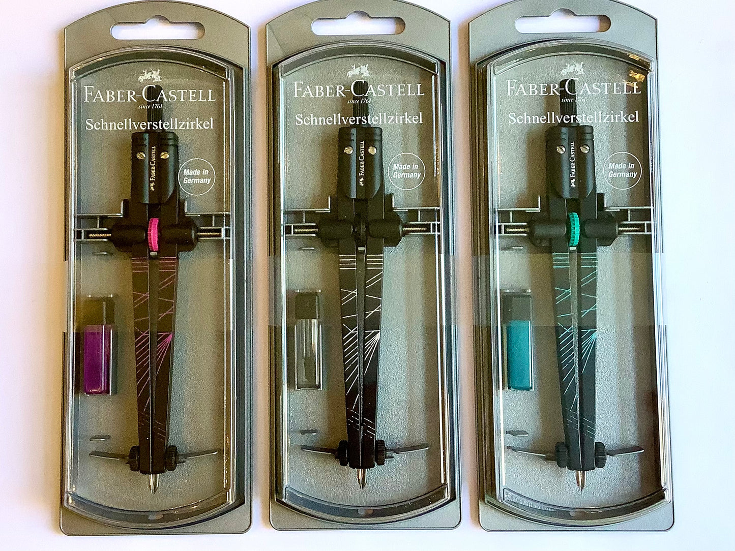Schnellverstell-Zirkel Faber-Castell "Twister"