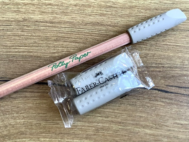Radier-Kappen 2x grau Grip 2001 Cap Faber-Castell
