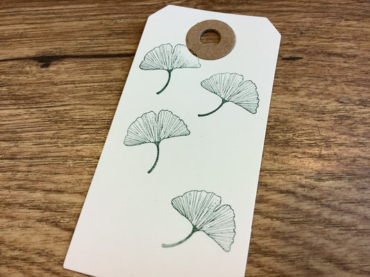 Stempel Ginkgo 2x2cm (Bordschätze) - Polly Paper - Umweltfreundliche Schreibwaren