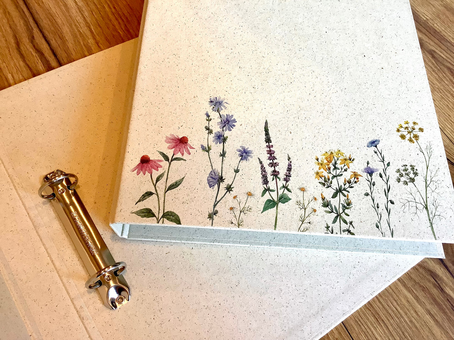 Ringbuch Graspapier Blumen (Donau)