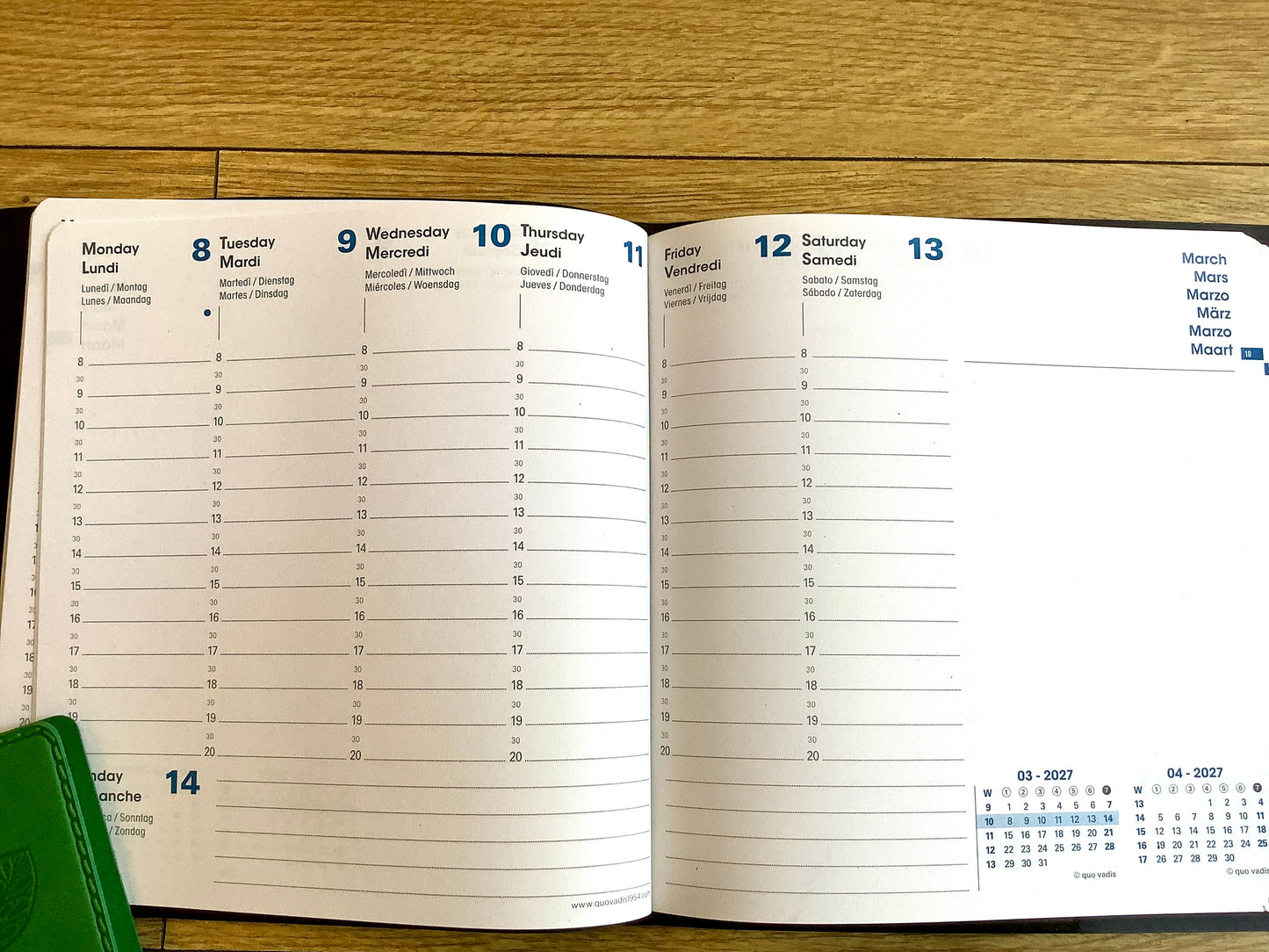 Wochenkalender QuoVadis Executiv