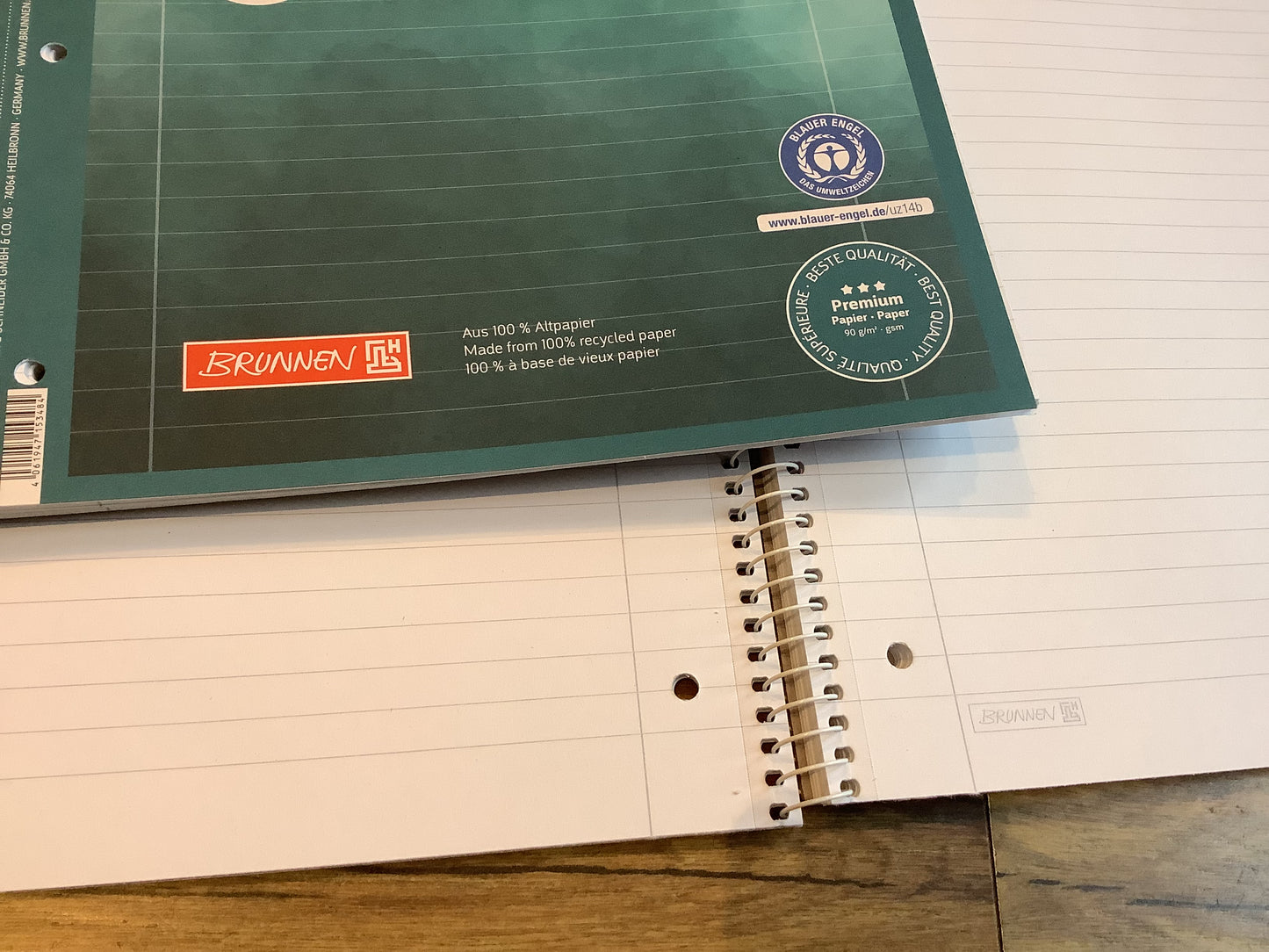 Collegeblock liniert 27 Premium 90g Student Brunnen RC 80Bl.