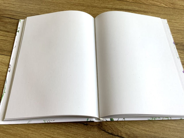Hardcover A5 Gräser blanko 100g Recycling