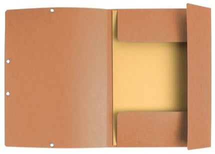 Eckspannmappe braun Gummizugmappe A4 tabak