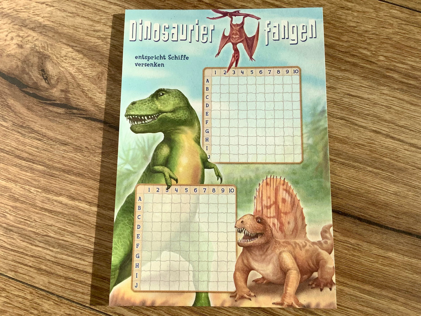 Spielblock Dinos fangen