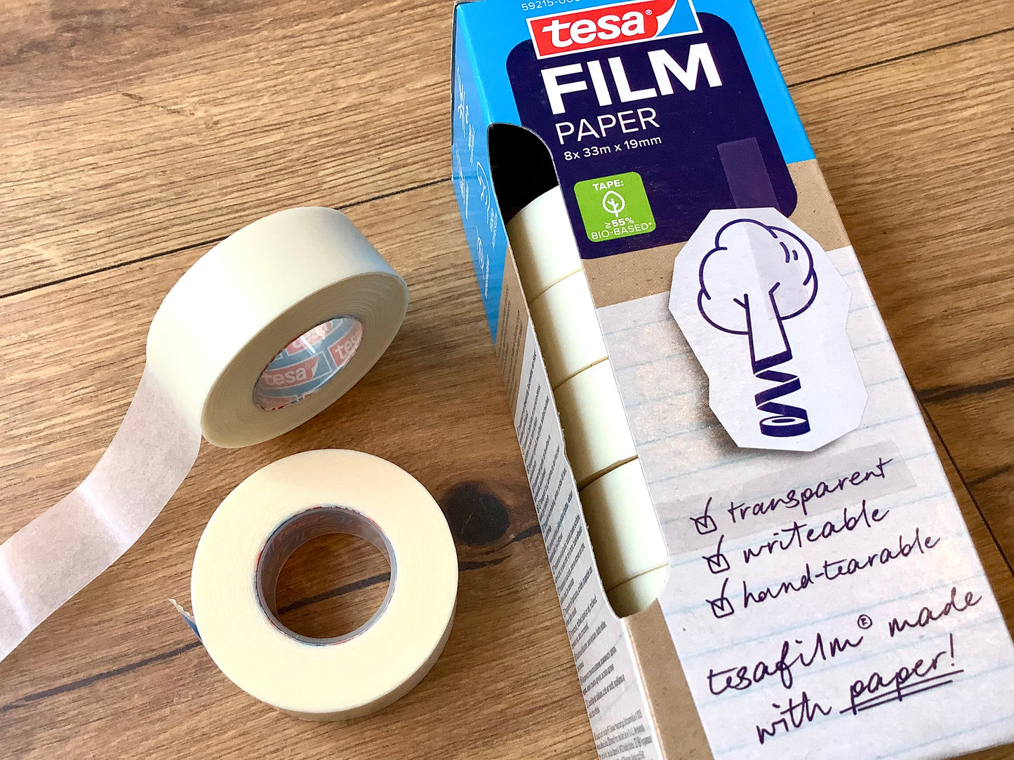 tesafilm Paper 33m 19mm Papierklebeband NEU