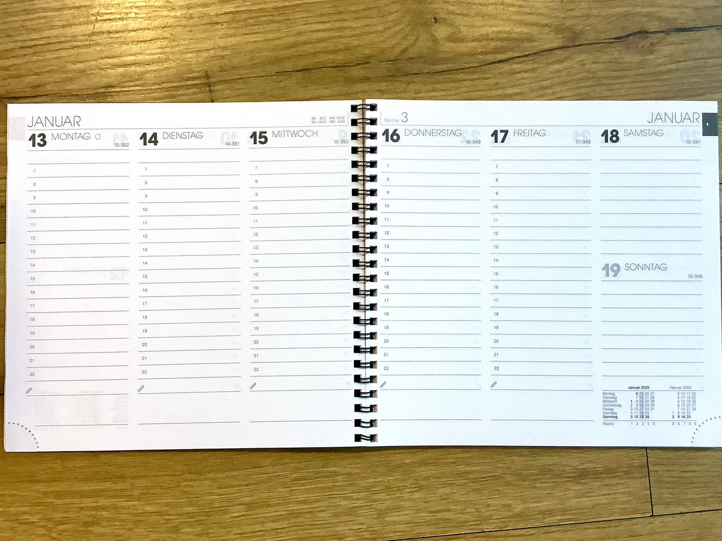 Kalender 21x21cm Brunnen 766 2025 (!)