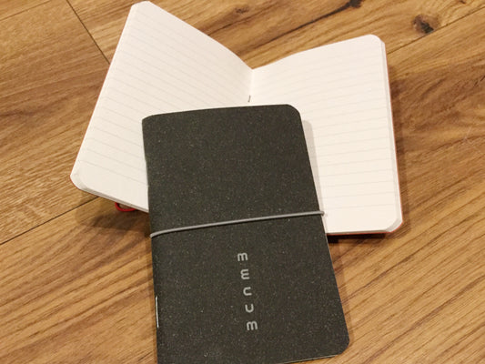 Notizheft Mecum miniquaderno RC-Leder 8x12 - Polly Paper - Umweltfreundliche Schreibwaren