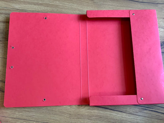 Archivbox Heftbox rot Cartobox Sammelmappe°