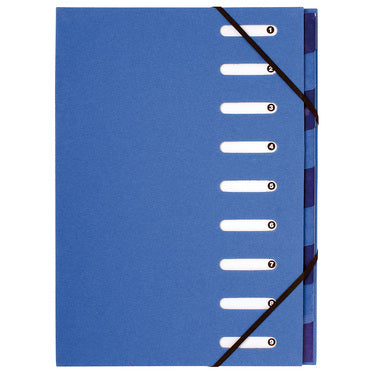Ordnungsmappe 9 Fächer blau Forever Exacompta