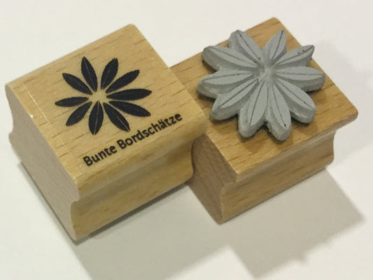 Stempel Lupinenblatt 2x2cm Bunte Bordschätze - Polly Paper - Umweltfreundliche Schreibwaren