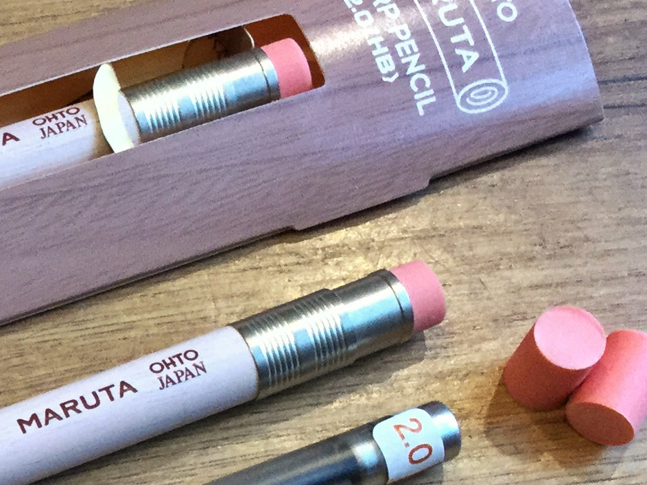 Ersatzradierer 2St. für Druckbleistift 2.0 OHTO