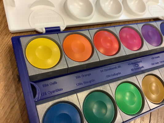 Pelikan Ersatzfarben Farbtöpfchen für K12° - Polly Paper - Umweltfreundliche Schreibwaren