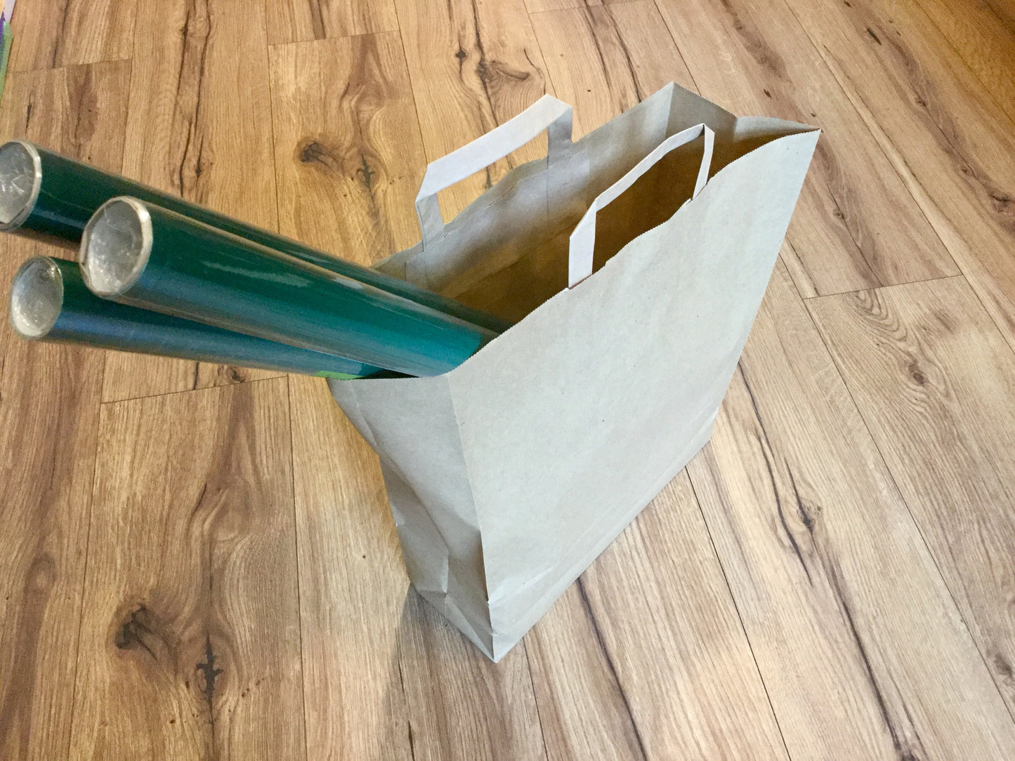 Papiertragetasche Recycling 50St. 32x40x11 groß - Polly Paper - Umweltfreundliche Schreibwaren