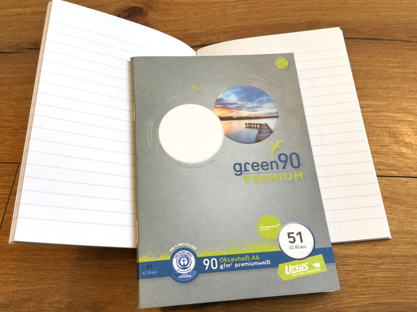 Oktavheft A6 Staufen 90g Recycling°
