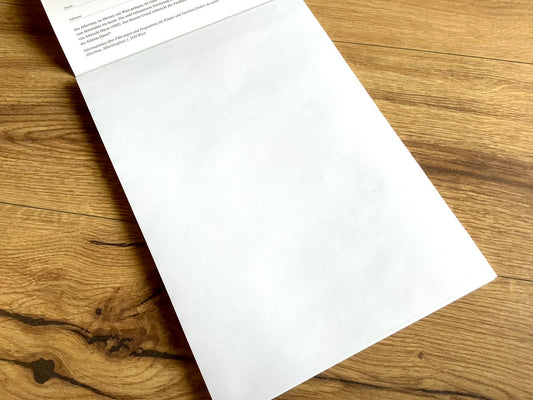 Malblock A4 100 Blatt 70g Recyclingpapier - Polly Paper - Umweltfreundliche Schreibwaren