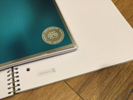 Collegeblock 90g dotted Brunnen A4 - Polly Paper - Umweltfreundliche Schreibwaren