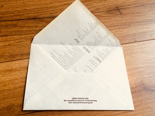 Briefumschläge 20St. C6 DRP Direktrecycling - Polly Paper - Umweltfreundliche Schreibwaren
