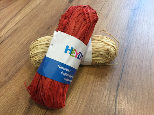 Naturbast Raffia 50g Heyda° - Polly Paper - Umweltfreundliche Schreibwaren