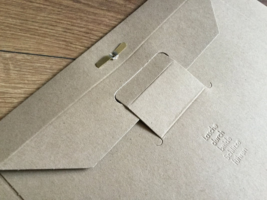 Karton-Versandtasche Recycling° - Polly Paper - Umweltfreundliche Schreibwaren