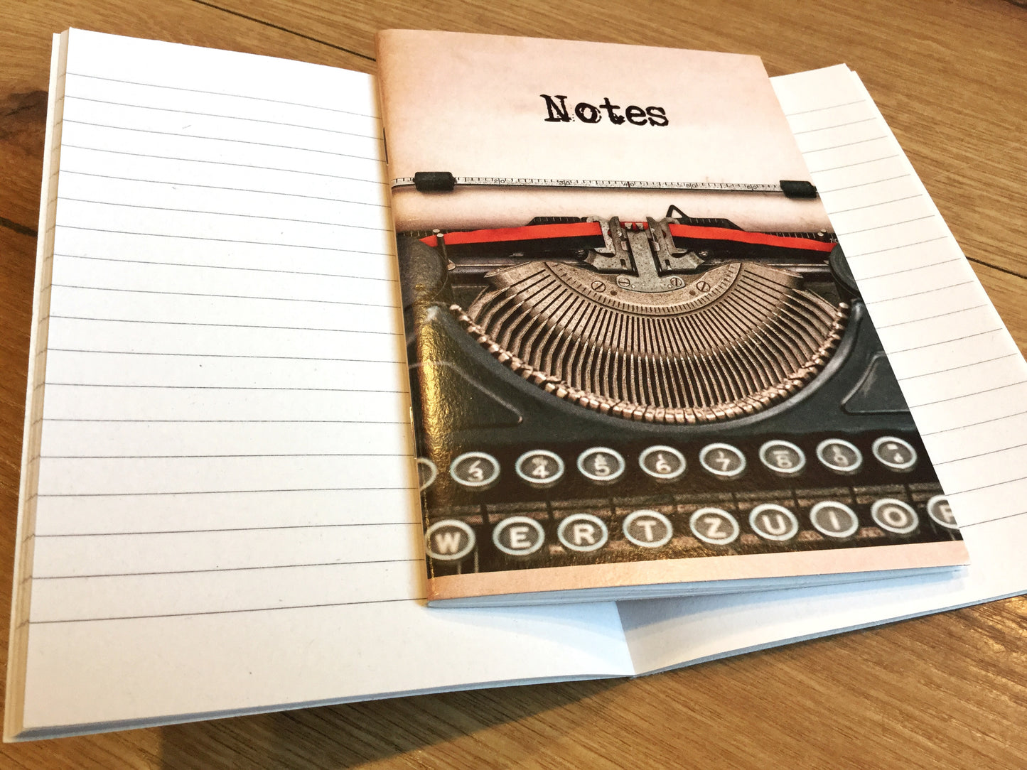 Notizheft A6 Typewriter liniert 64S. Recyclingpapier