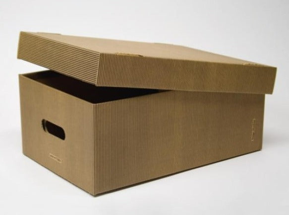 10 Plempelkisten 40x28x16 Papiertiger blauweiß