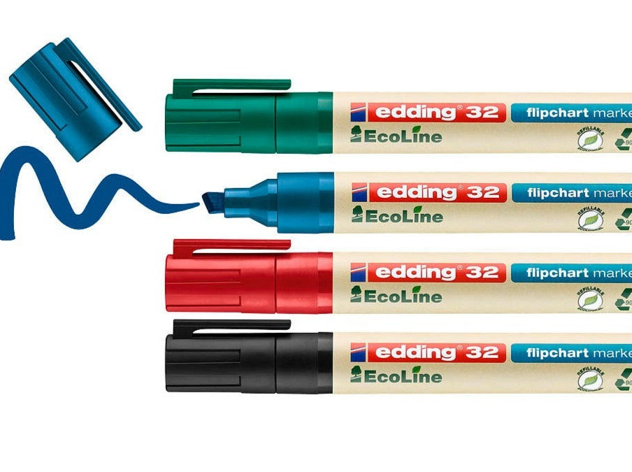 Flipchartmarker Edding Ecoline° - Polly Paper - Umweltfreundliche Schreibwaren