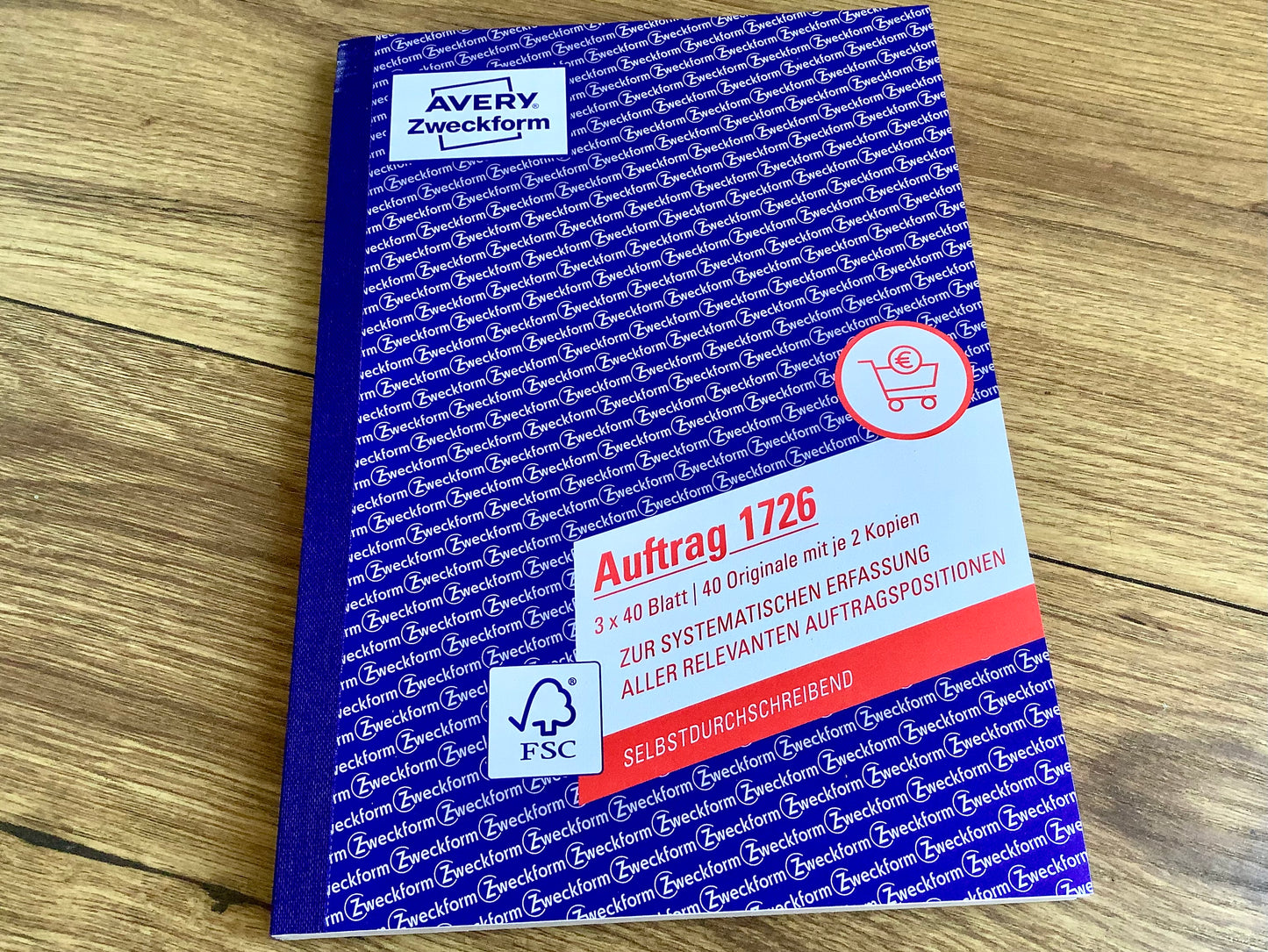 Auftragsbuch AveryZweckform 1726 sd