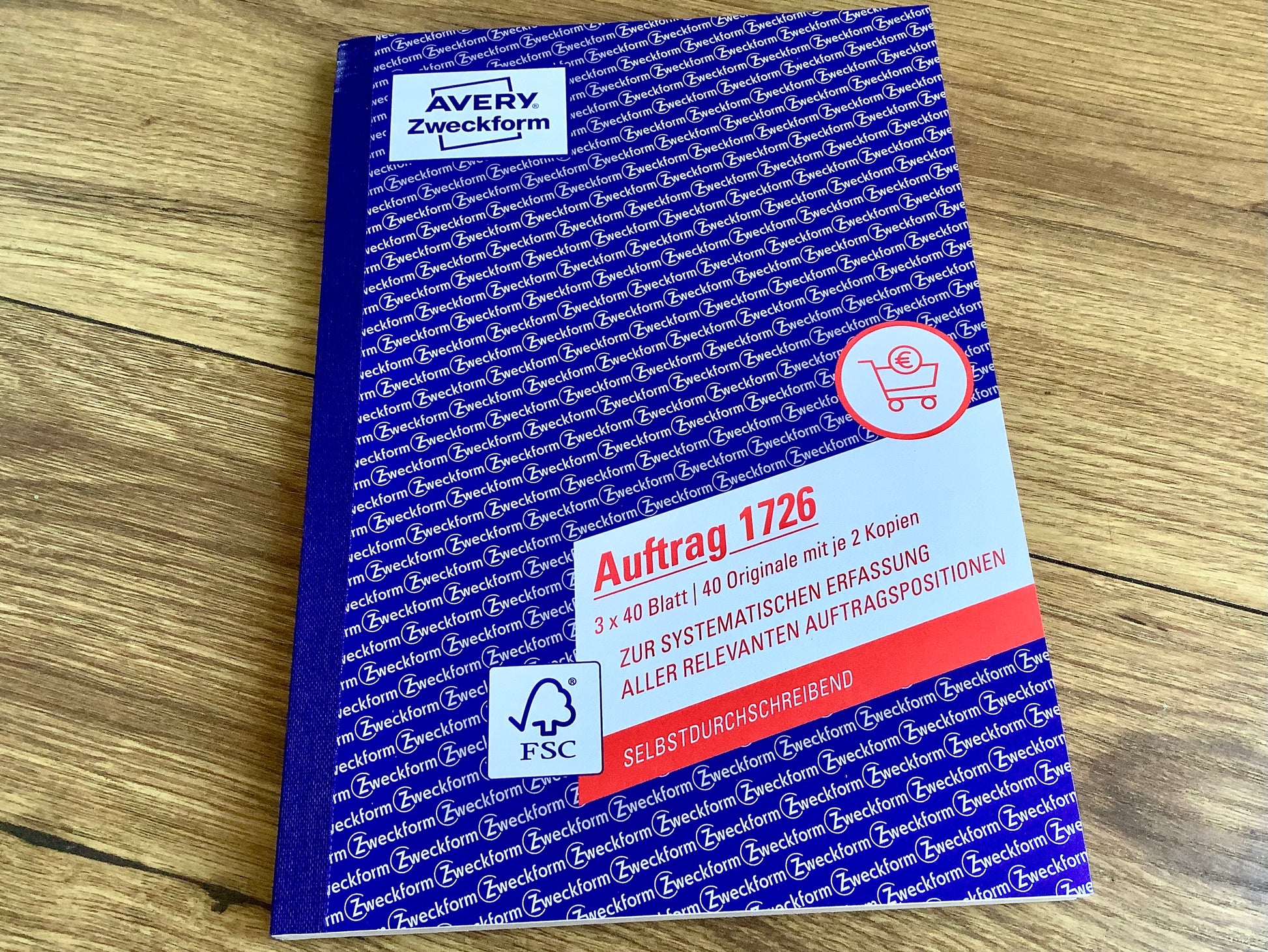 Auftragsbuch AveryZweckform 1726 sd