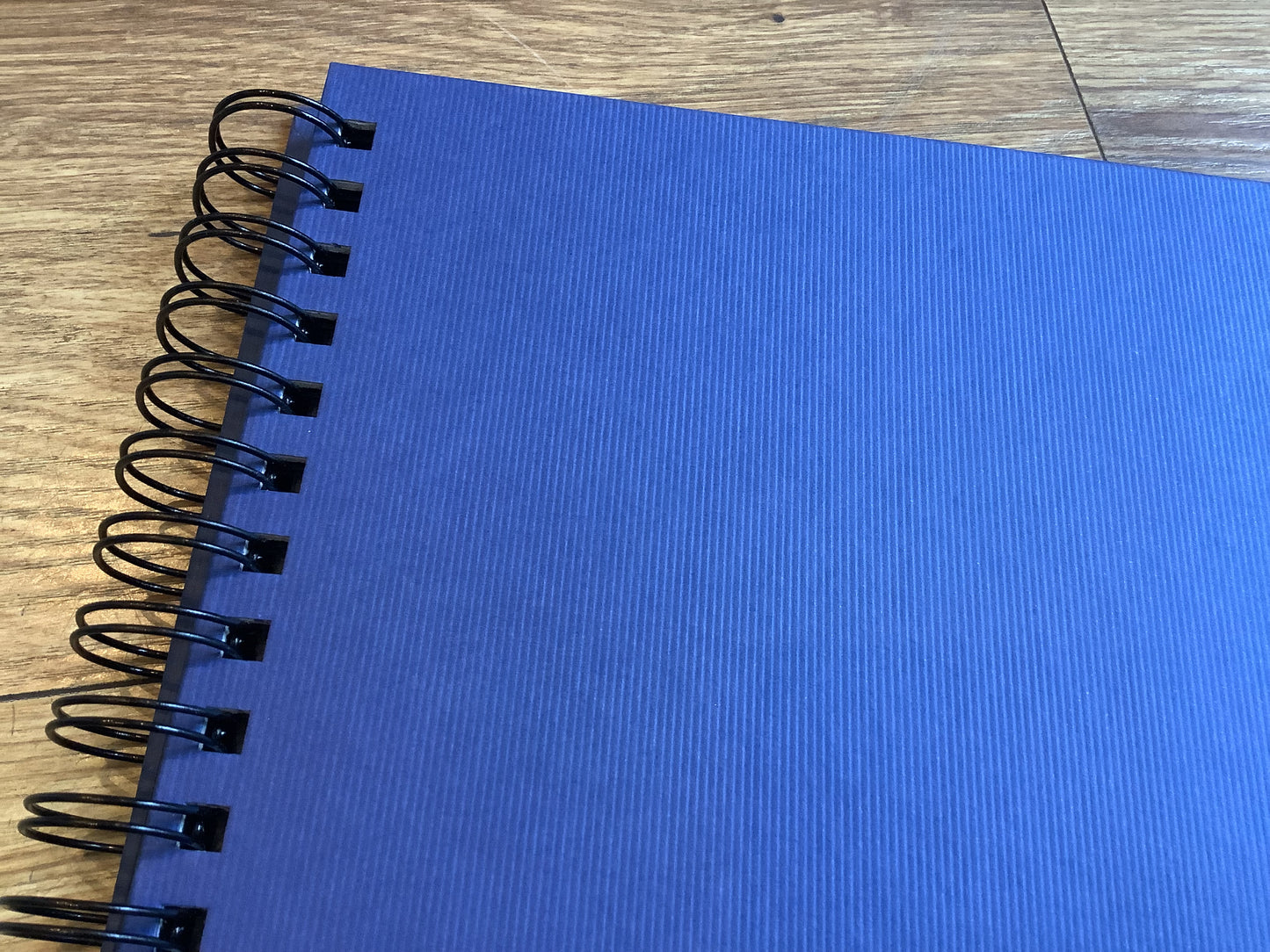 Fotoalbum mit Spiralbindung blau