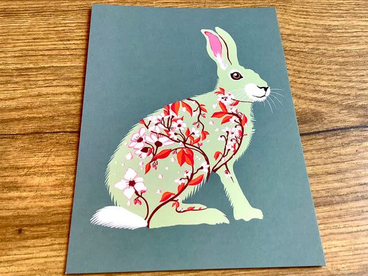 Postkarte Hase Frühling Maydell