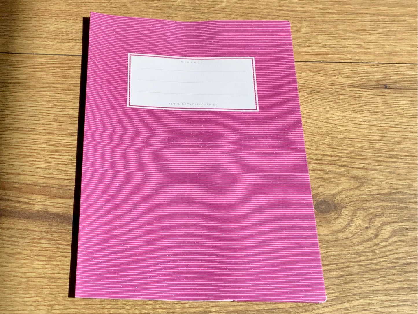 Heftumschlag minouki A5 Recyclingpapier lila violett