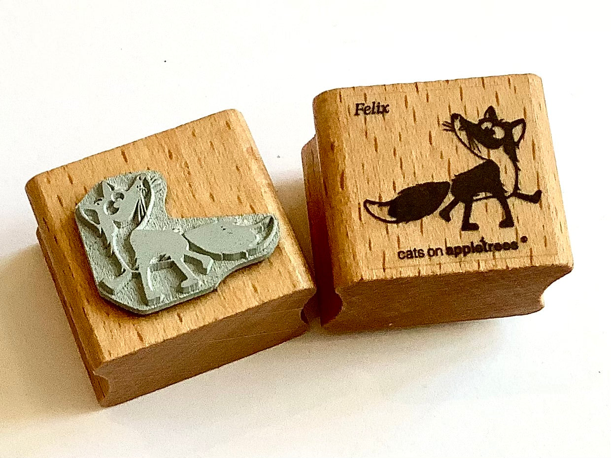 Stempel Fuchs Felix klein (Cats on appletrees)° - Polly Paper - Umweltfreundliche Schreibwaren