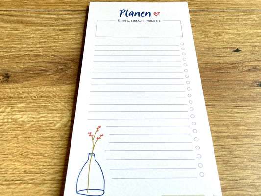 To-do-Block "Planen" 10x21cm 50Bl. RC Listen