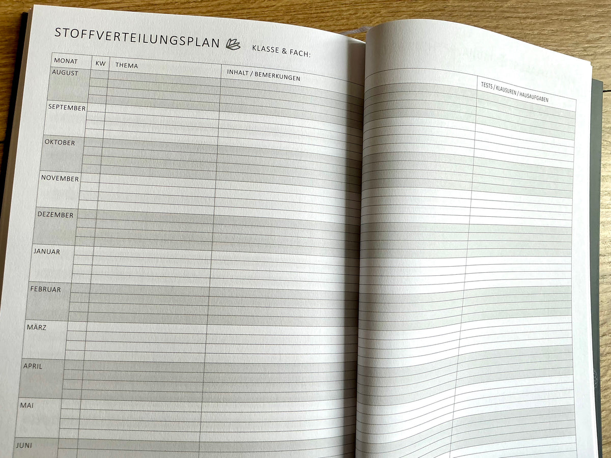 Wochenplaner A5 für Lehrerinnen & Lehrer (Eine der Guten) blau 2027