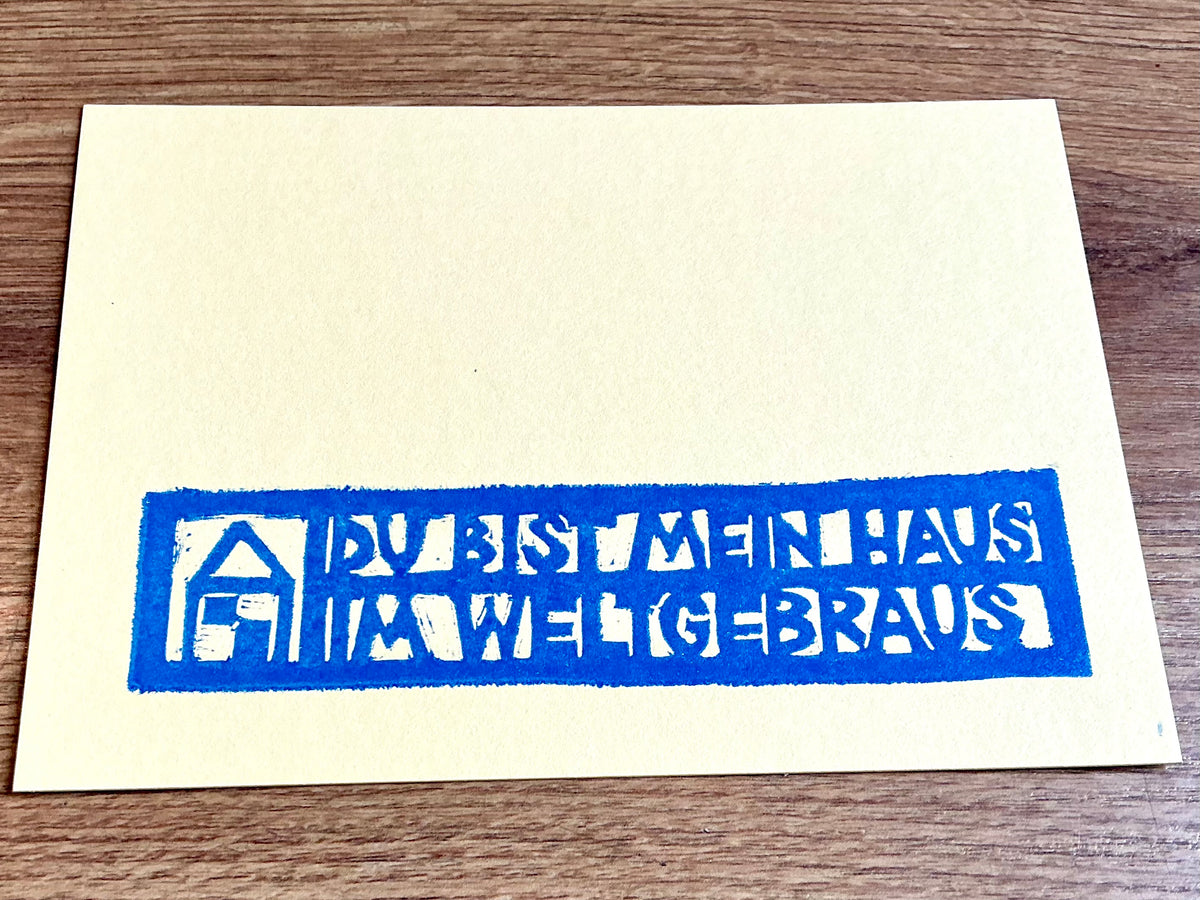Postkarte Im Weltgebraus (Flitzpost)