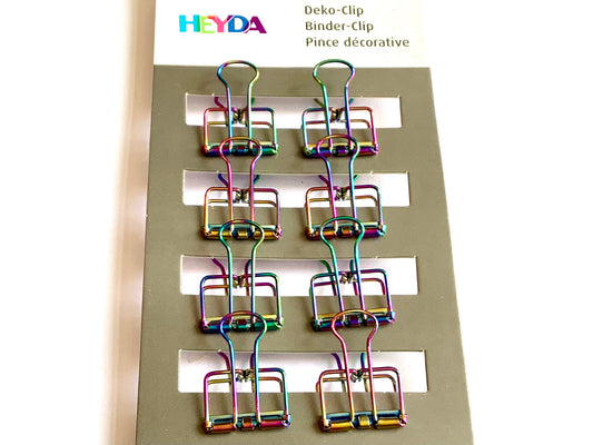 Deko-Clip farbig foldback Heyda° - Polly Paper - Umweltfreundliche Schreibwaren
