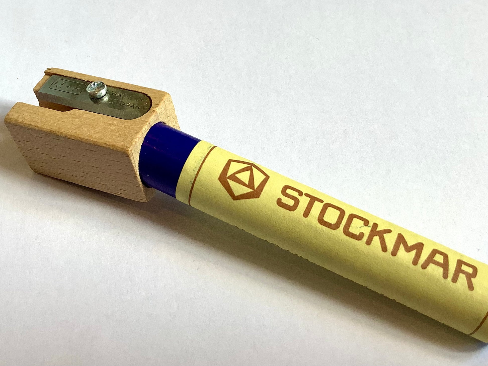 Buntstiftspitzer 11,2mm Buchenholz (f. Wachsstifte) - Polly Paper - Umweltfreundliche Schreibwaren