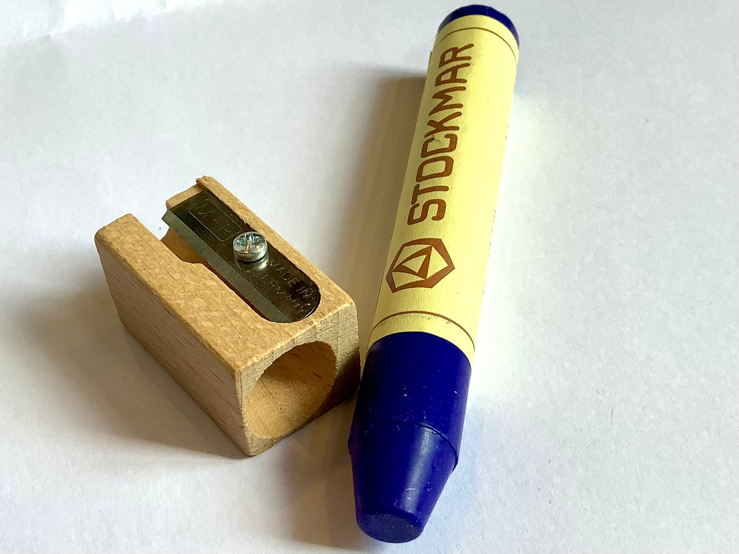 Buntstiftspitzer 11,2mm Buchenholz (f. Wachsstifte) - Polly Paper - Umweltfreundliche Schreibwaren