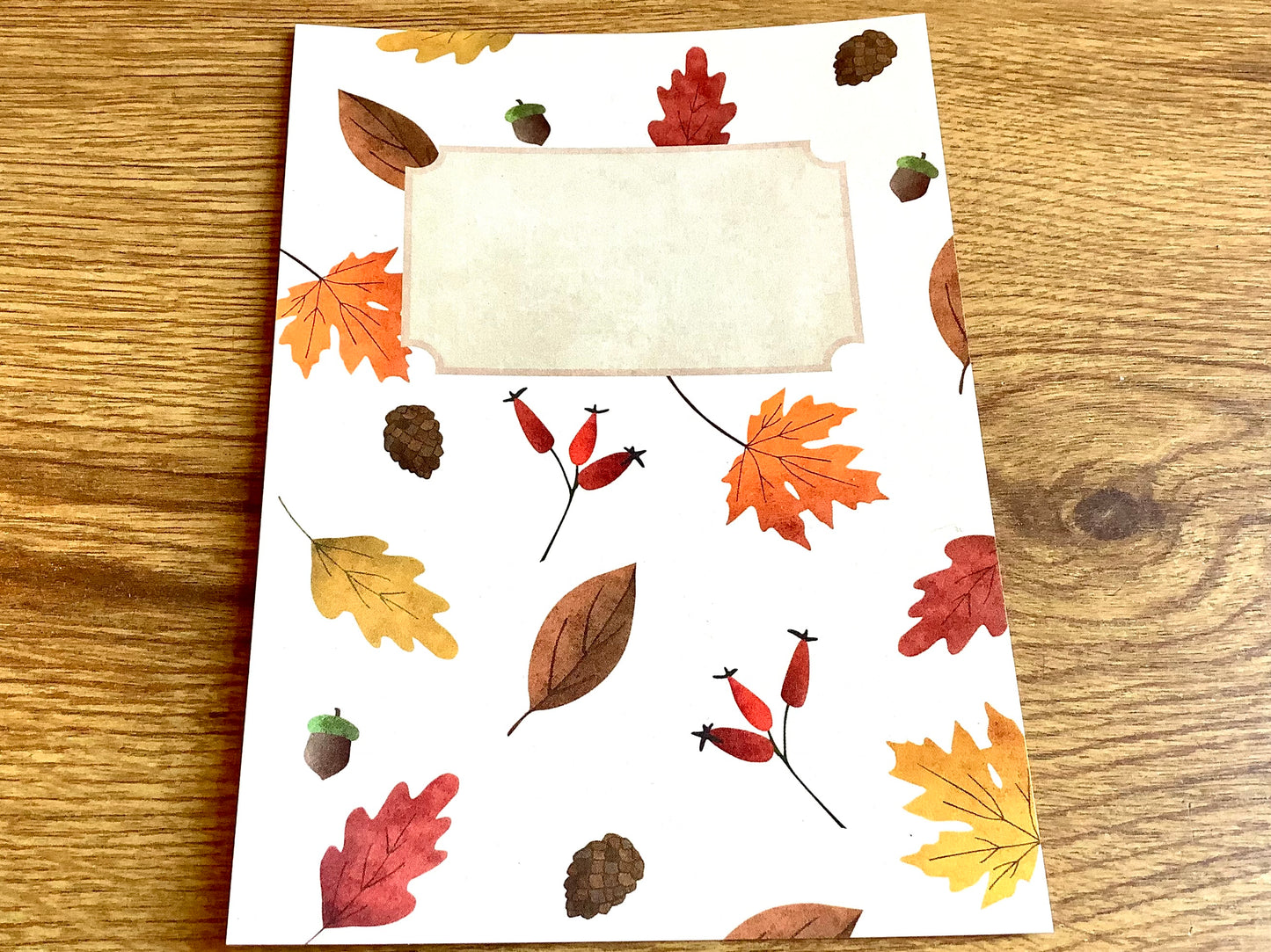Postkarte "Herbstblätter“ (Sabina Aghova)