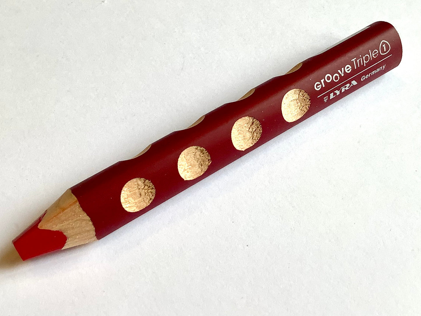 Lyra Groove Triple One Buntstift 3in1 Einzelfarbe - Polly Paper - Umweltfreundliche Schreibwaren