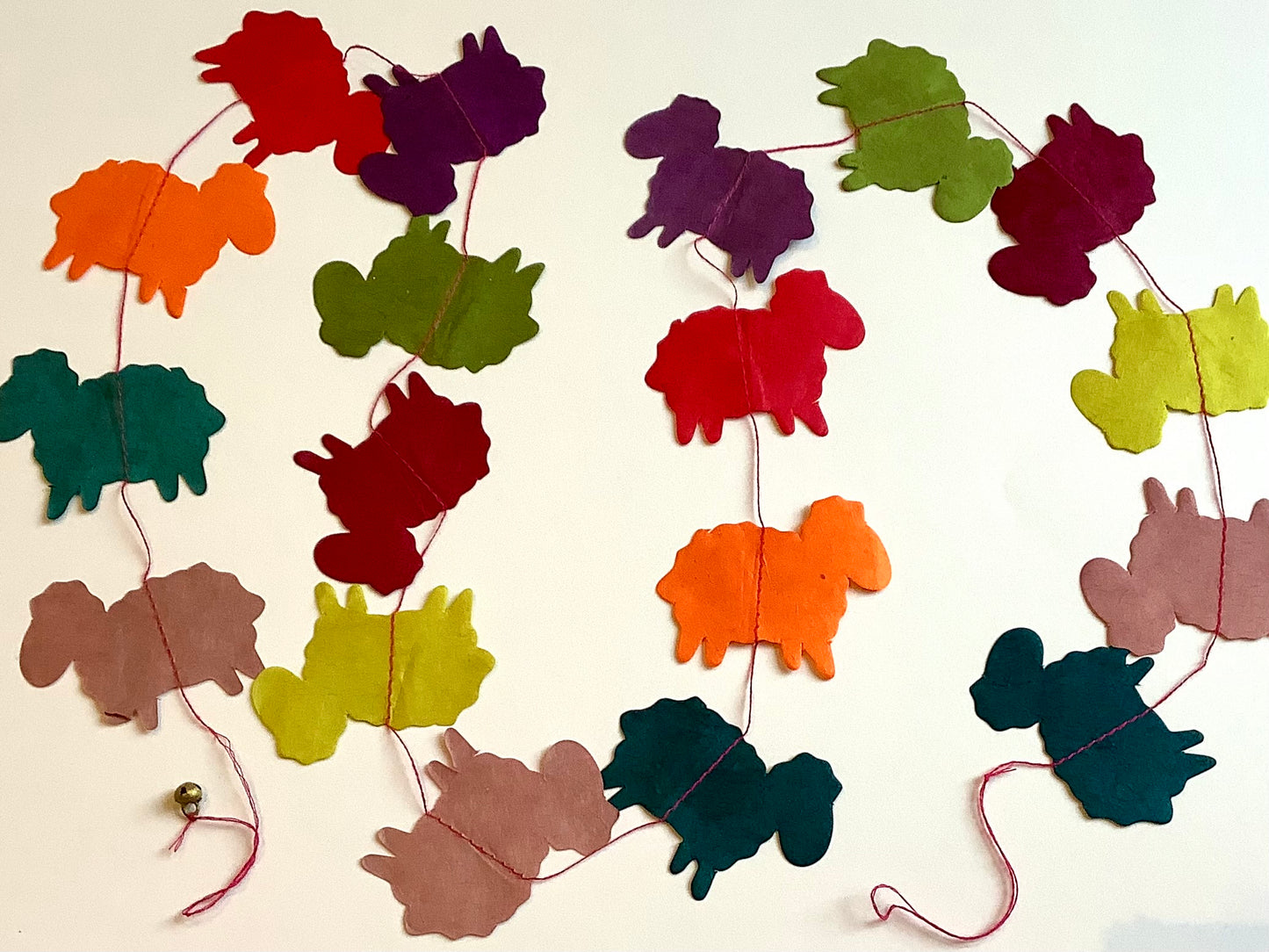 Papier-Mobile Schafe Lamm Lamalí° - Polly Paper - Umweltfreundliche Schreibwaren