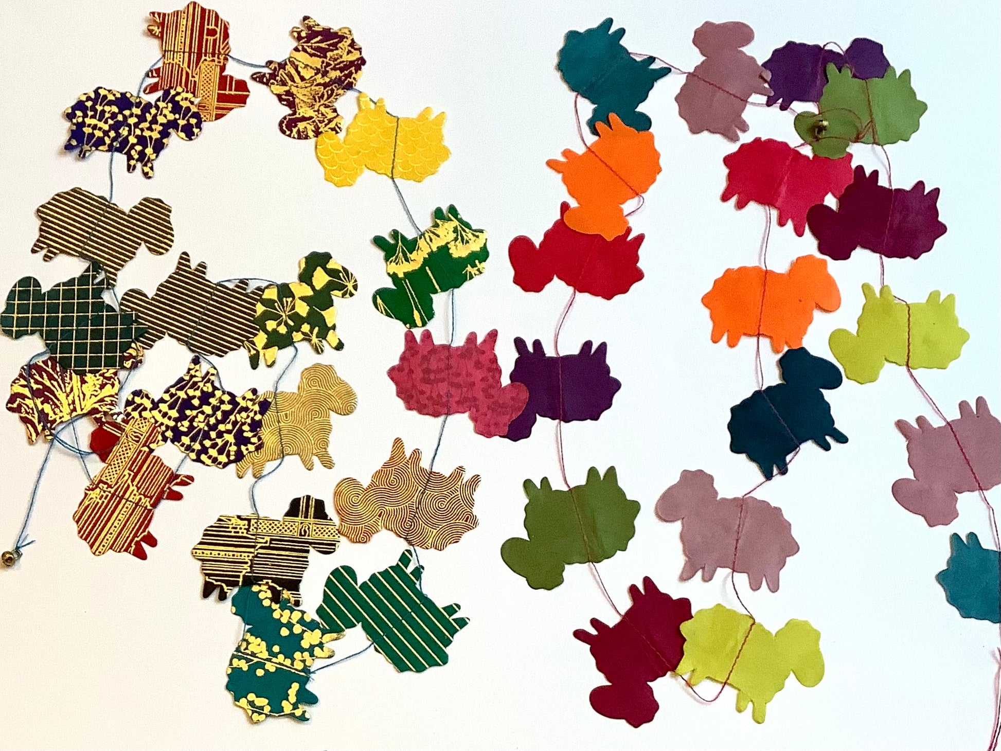 Papier-Mobile Schafe Lamm Lamalí° - Polly Paper - Umweltfreundliche Schreibwaren