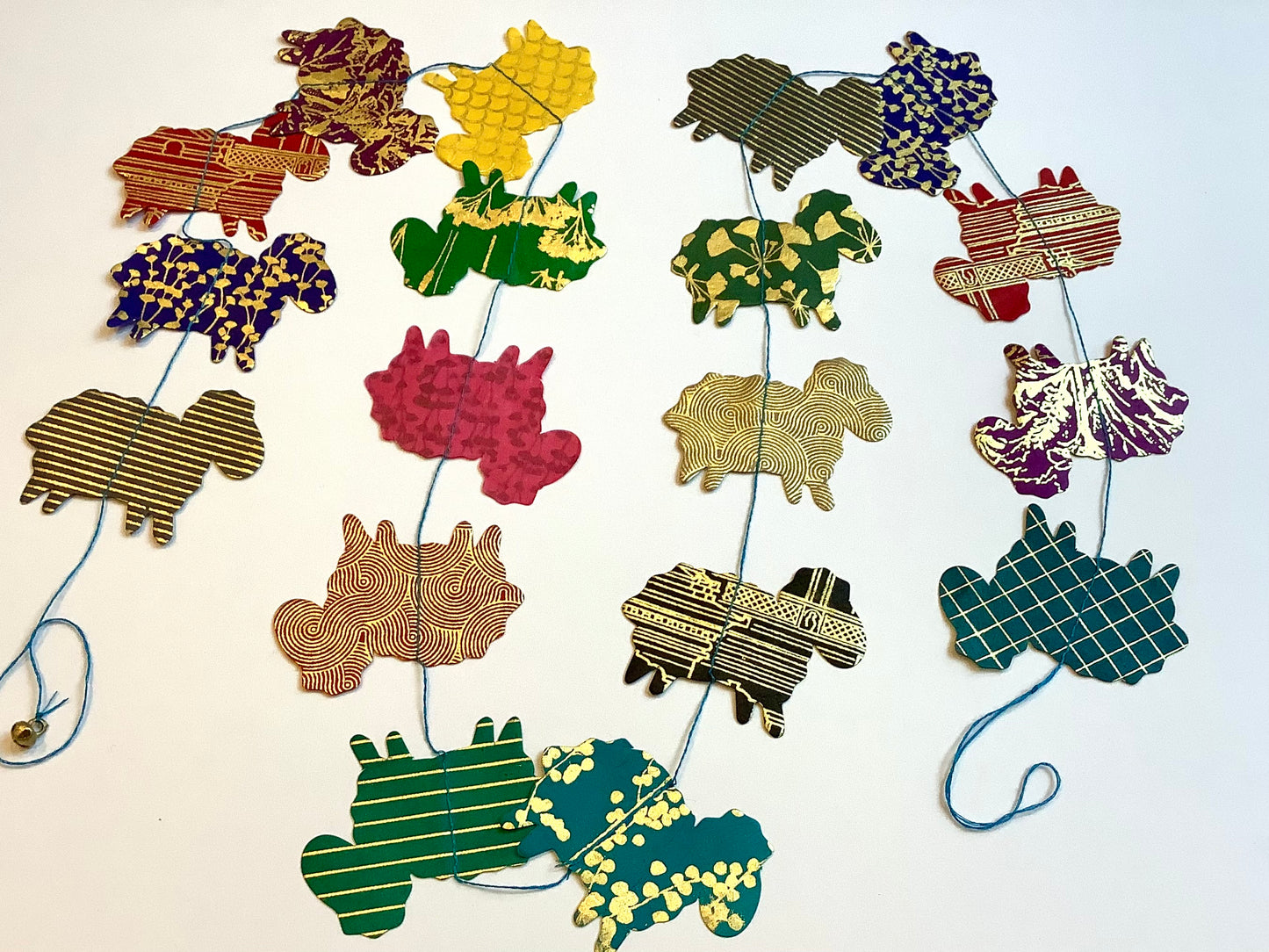 Papier-Mobile Schafe Lamm Lamalí° - Polly Paper - Umweltfreundliche Schreibwaren