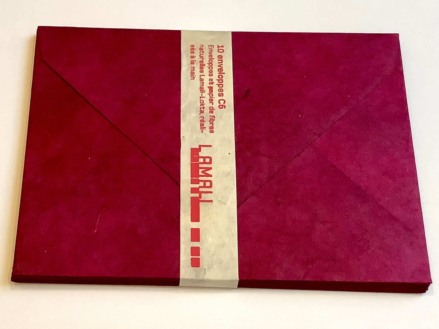 Briefumschläge 10x C6 Nepalpapier Lamali° - Polly Paper - Umweltfreundliche Schreibwaren